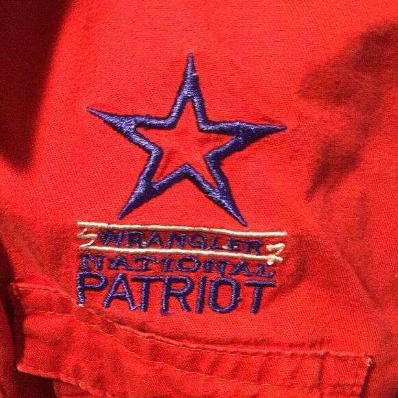 Wrangler national patriot button-down child, size 5/6 - Picture 4 of 7